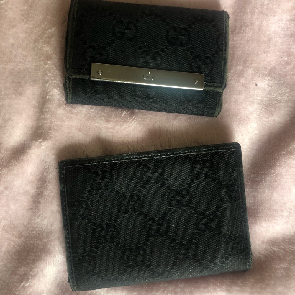 AUTH. Gucci GG Key Case & ID Wallet Set - Picture 7 of 9